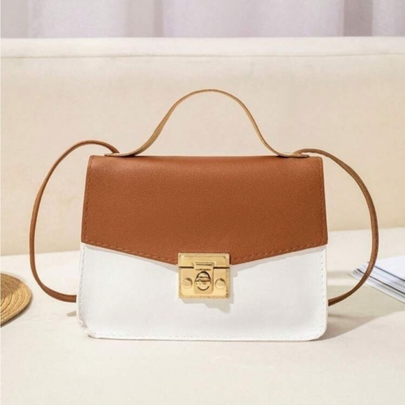 Handbags - ⚠️Clearance Mini Two Tone Flap Square Bag